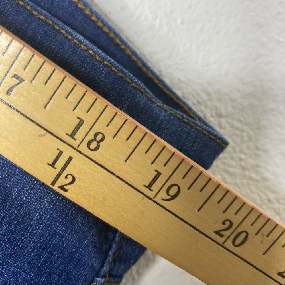 Judy Blue Tummy Tuck Jeans Womens Sixe 3XL Blue Denim Stretch Distressed Plus - Picture 4 of 10